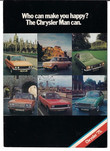 Chrysler hillman sunbeam - chrysler,