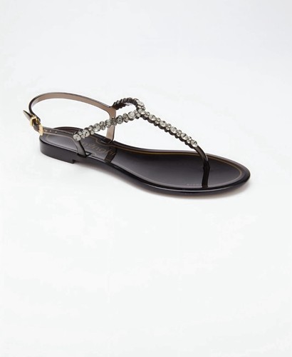 Women black jelly - black, sandals