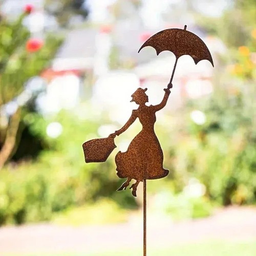 Vintage rusty garden - rusty, stake