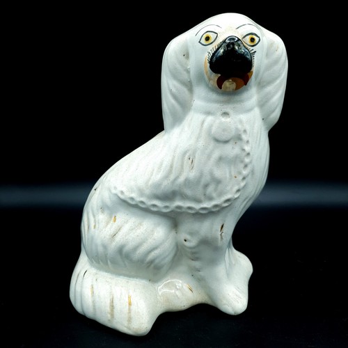 Antique staffordshire dog - antique,