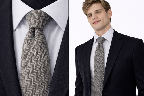 Wool men ties - men's,