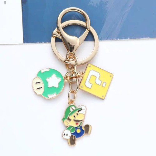 Luigi gold keyring bag - luigi,