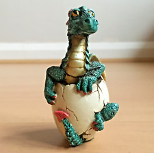 1997 Resin Dragon hatching from Egg mythical figurine Summit Collection Vintage