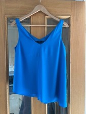 Zara ladies blue sleeveless top size small