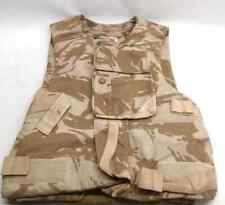 British Army Flak Jacket Body Armour With Filler Plates Paintball Desert DPM