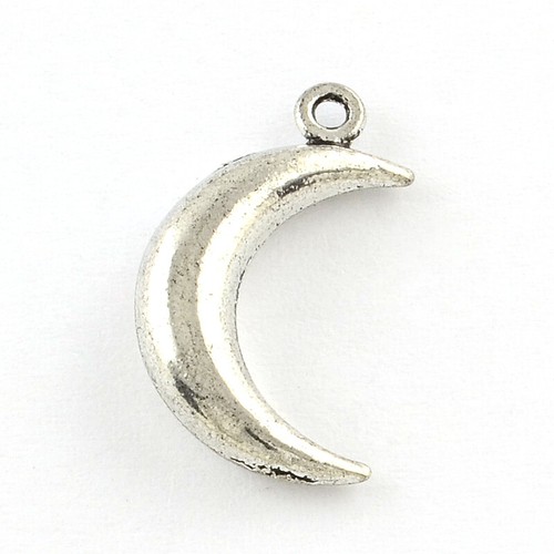 Tibetan silver 3d puffy - 10,