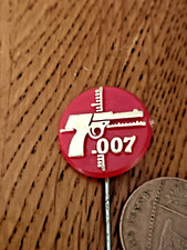 Vintage JAMES BOND Movie Film pin badge 1960's Sean Connery Original! Goldfinger