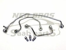 Turbo Charger Oil & Water Line Pipe Kit for Saab 9-3 & 9-5 Aero Viggen TD04