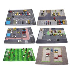Parking lot mat model car - lot,