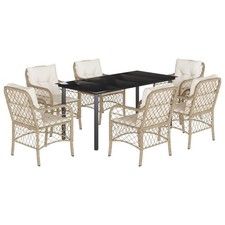 7 Piece Patio Dining Set with