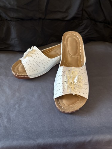 Women wedge white sandle - women’s,