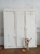 Vintage rustic white painted - white,