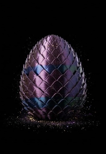 Printed dragon surprise egg - 3d,
