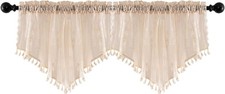 Sheer Valance Curtains 2 Pack