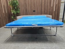 Sofa.com Aissa 3 Seater Sofa Bed In Taupe Brushed Linen Cotton RRP-£2720