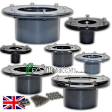 Solvent weld flanged tank - flanged,