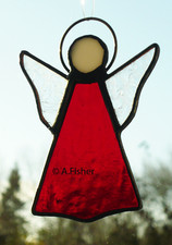 Stained Glass Angel - Handmade