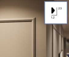 Dado Chair Rail Panel Frame Moulding Strong Primed Polymer Astragal CR30 Kovex