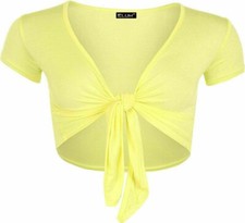 Ladies Cap Sleeve Tie Shrug