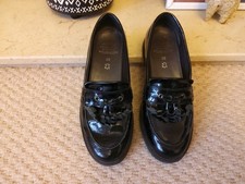 Geox Girls Patent School Shoes