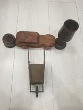 Vintage Joblot Include  Solid Brass Wheel Barrow Wooden Toy Model Wooden Goblet