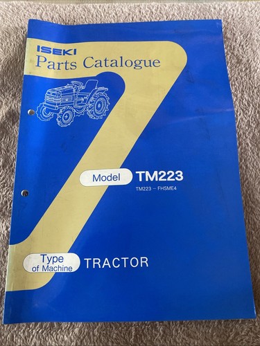 Iseki tractor tm223 parts - iseki,