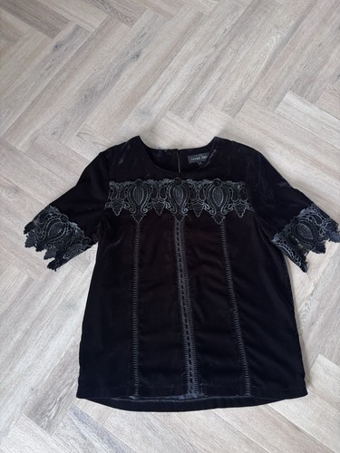 Label lab black - black, velvet