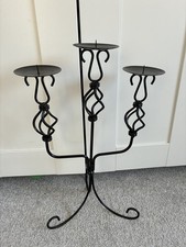 Pillar Stand Wrought Iron 3