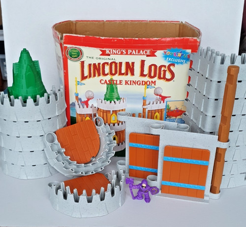 Lincoln logs castle kingdom - castle,
