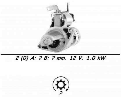 Genuine wai starter motor - starter,