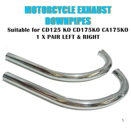 Motorcycle exhaust downpipes - exhaust,
