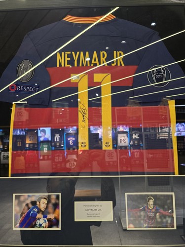 Neymar signed framed barca - neymar,