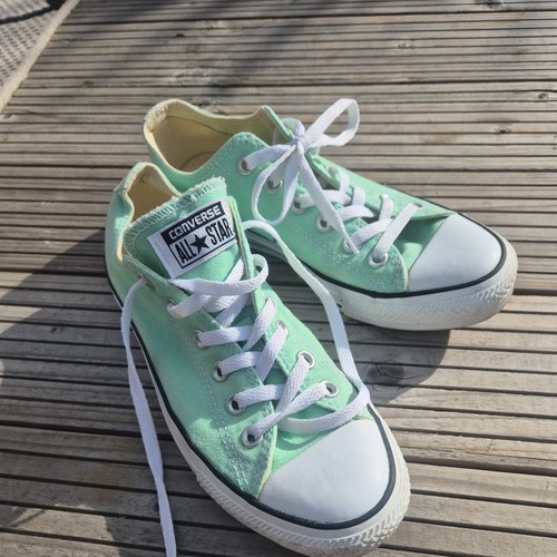 Converse all star mint green