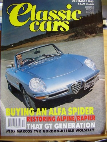 Classic cars mag december 1990 - classic,