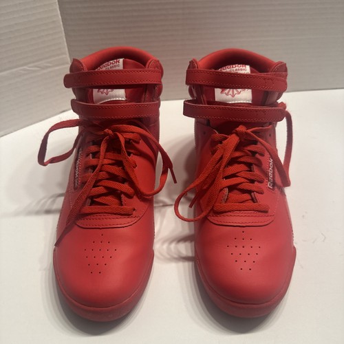 Reebok freestyle red high - hi,