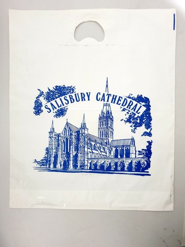 Vintage souvenir plastic - plastic, bag