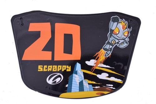 Bmx front number - plate, also