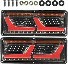 2X 74 LED Tail Lights Trailer