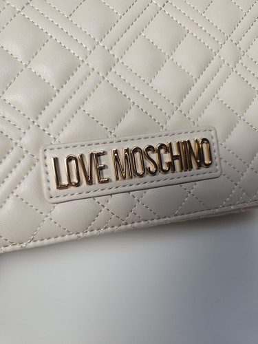 Love moschino quilted bag faux - love,
