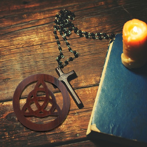 Practical wooden altar - practical, tile