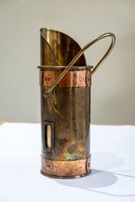 Vintage copper and brass match