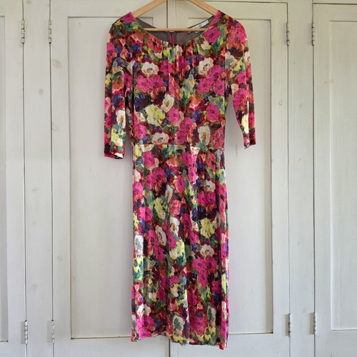 Boden floral tencel midi - uk,