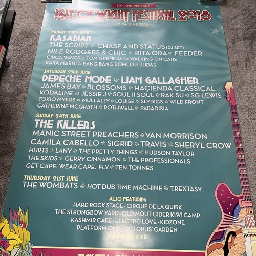 Isle wight festival poster - isle, of