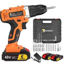 48V Cordless Power Drill Set