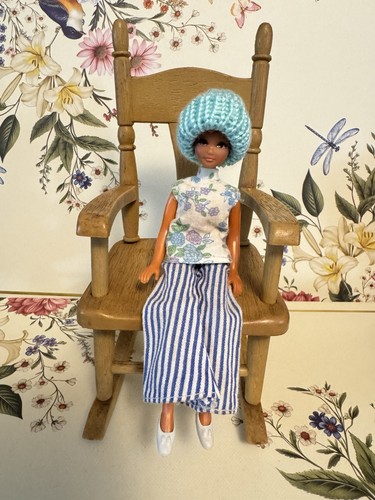 Vintage dolls rocking - rocking, chair