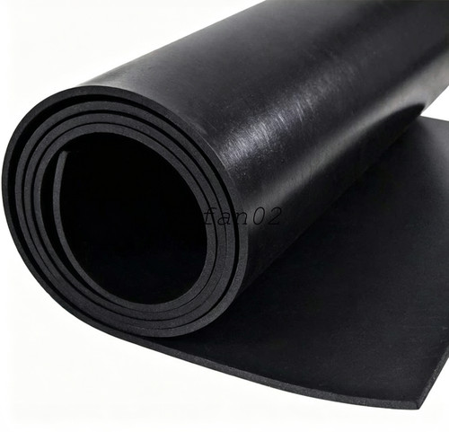 Smooth rubber matting roll - rubber,