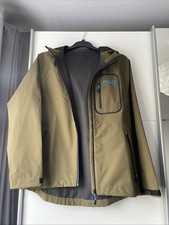 Aqua Products F12 Torrent Fishing Thermal Waterproof Jacket Khaki Size Small
