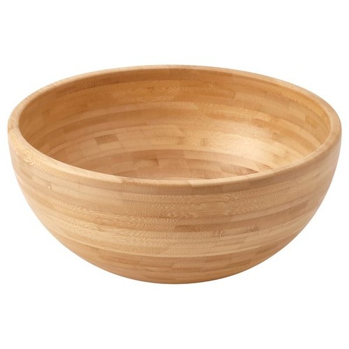 Bamboo serving bowl large - bamboo,