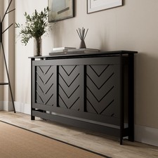 Radiator Cover Black Modern