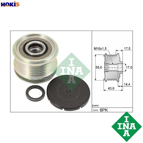 Alternator freewheel clutch - freewheel,